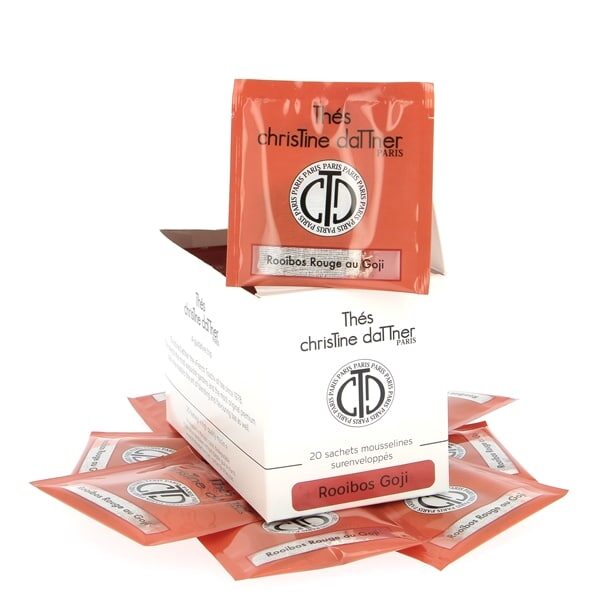 rooibos goji - boite de 20 sachets de thé