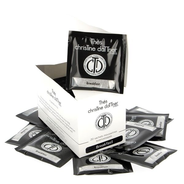 thé noir breakfast - boite de 20 sachets