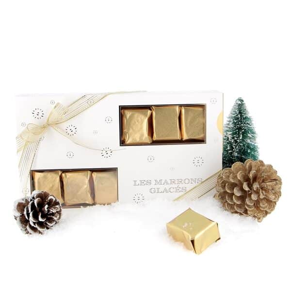 boite de 12 marrons glacés